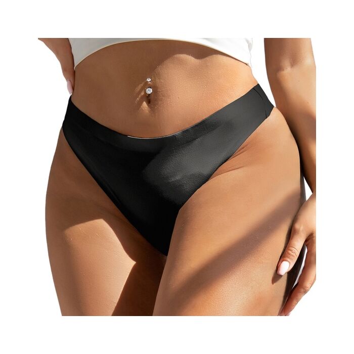 Tanga 3XL Schwarz Premium