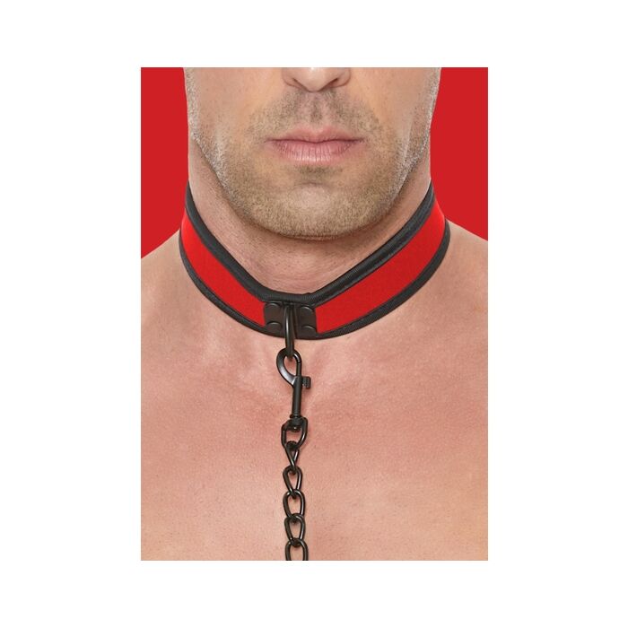 Rotes Neopren-Halsband