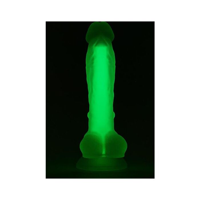 Dildo Leuchten Grün 17,5cm