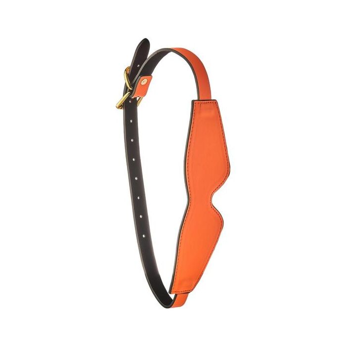 Leuchtende Orangefarbene Maske