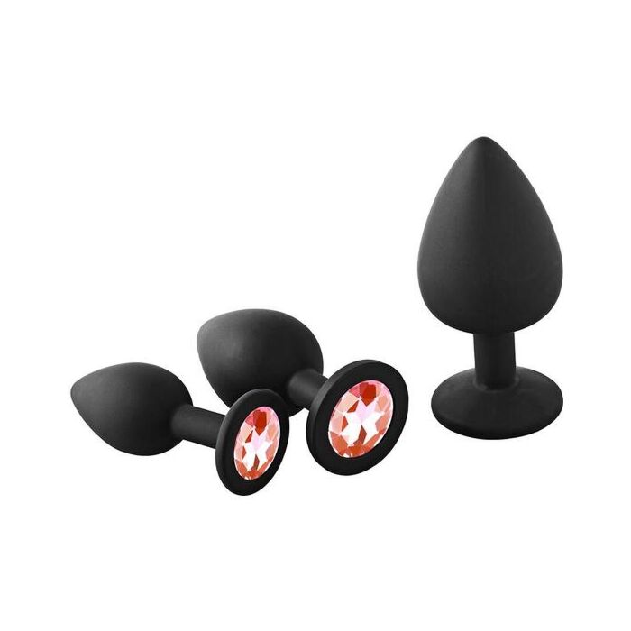 Anal Fantasy Ruby Kit - 3 Plugs