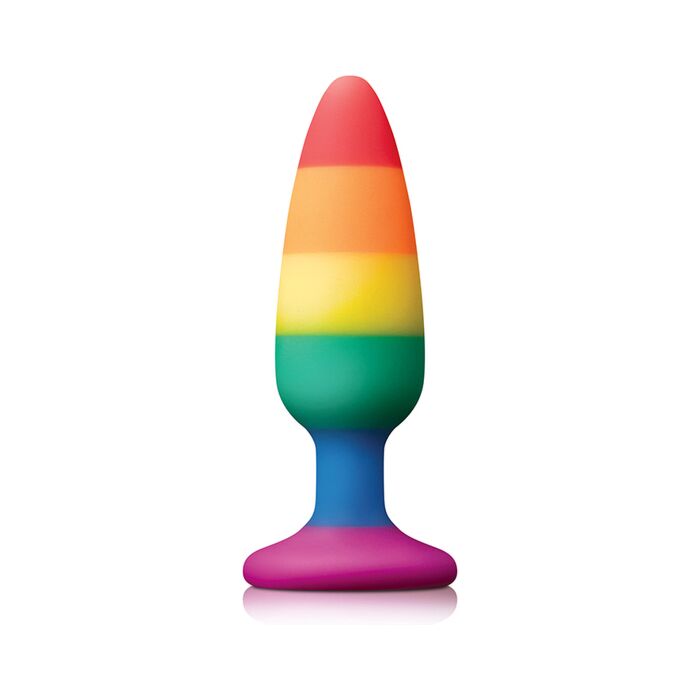 Regenbogen Anal Plug Mittelgroß Rainbow Love