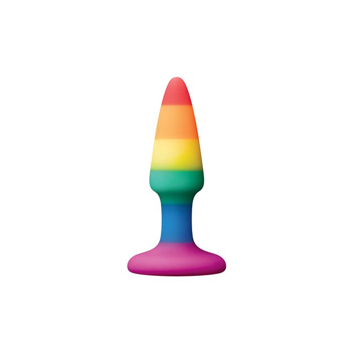 Regenbogen Mini Analplug Lovebow