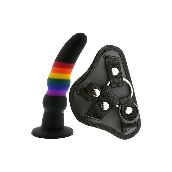 Regenbogen Strap-On Dildo