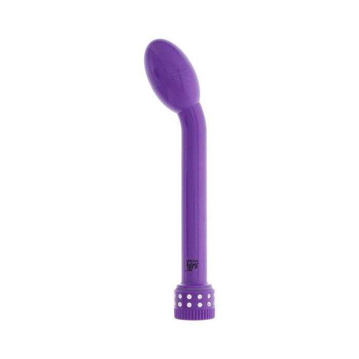 Lila Konturierter Vibrator
