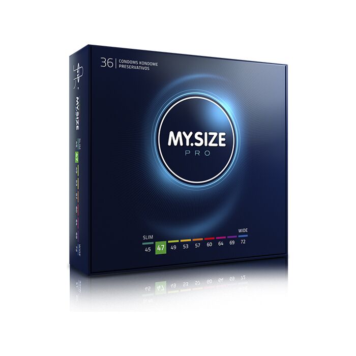 Kondome SlimFit 47mm - Pack 36 Stk.