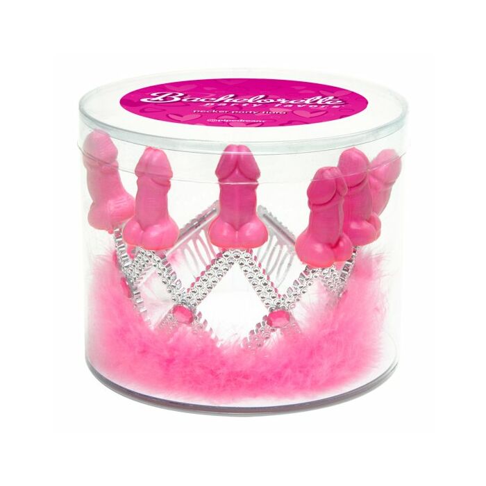 Bachelorette Krone Stirnband mit Penisse