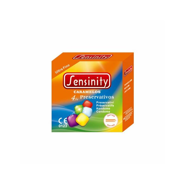 Sensinity Süßigkeiten Kondome 4 Stück