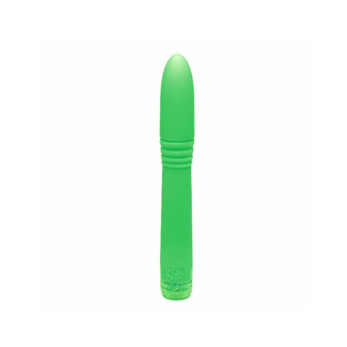 Neon Luv Touch Vibrator und grün schlank geriffelten
