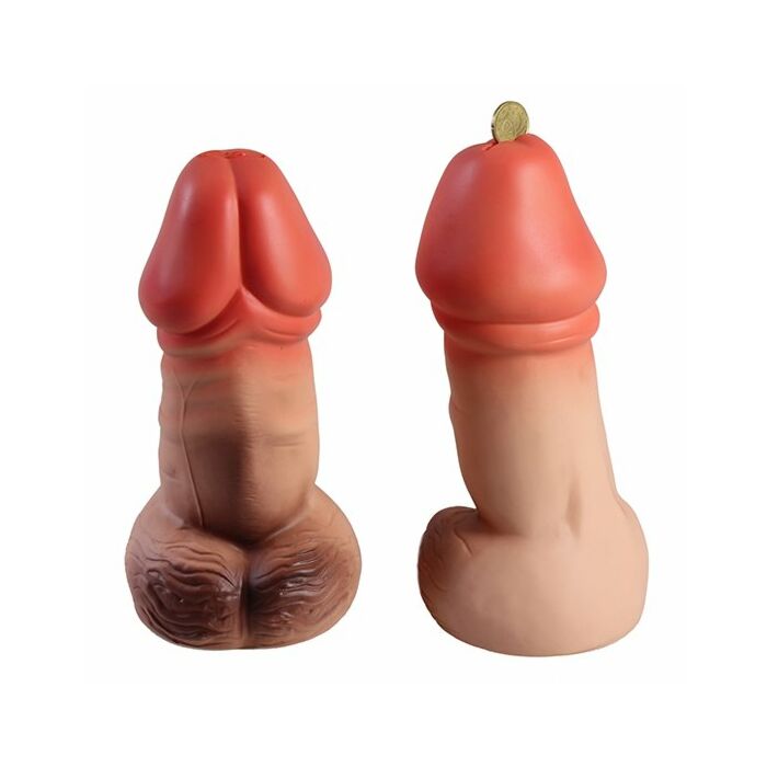 Piggy bank fleischfarbenen Penis