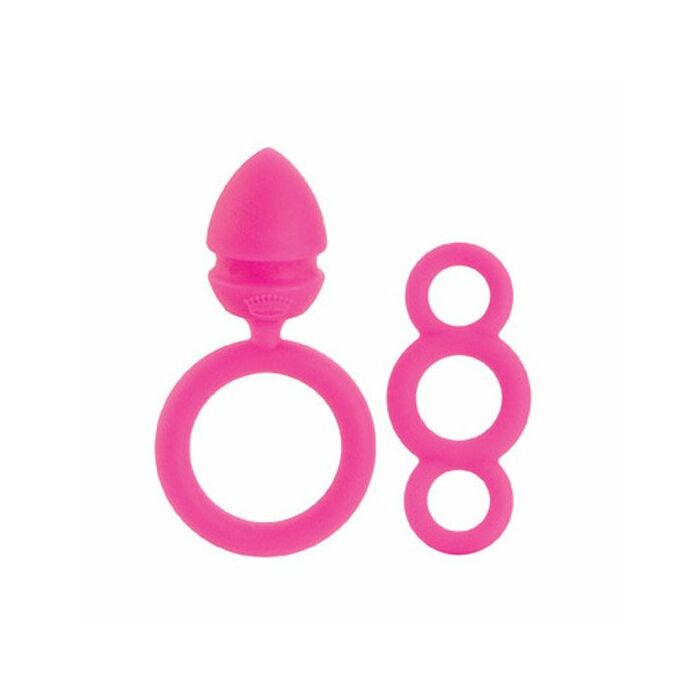 Touche Penisring mit rosa Vibrator