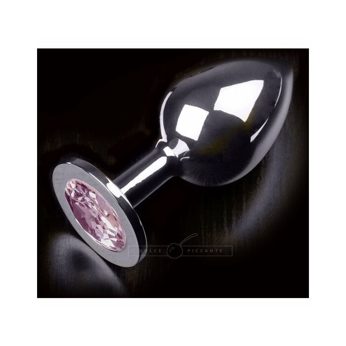 Stecken Sie anal Schmuck große Silber / pink