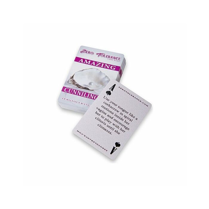 Cunnilingus ist als ein Kartenspiel gemacht