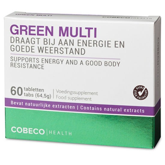 Cobeco grün Multi Vitamin 60 Tab Flatpack en / nl